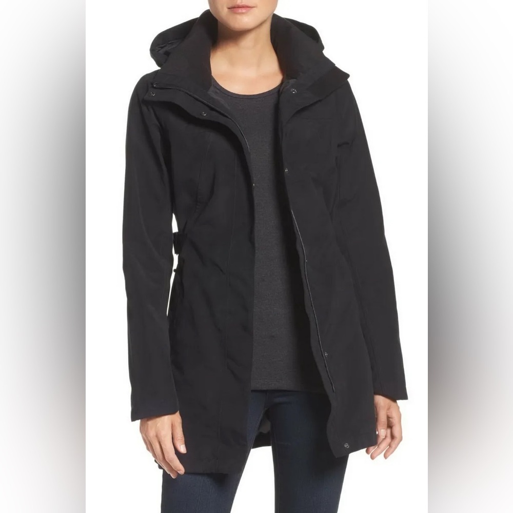 THE NORTH FACE Laney II lightly insulated Trench Raincoat BLACK size Large